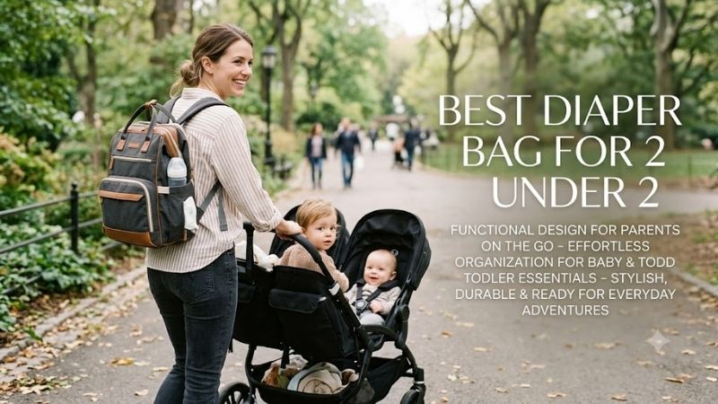 How to Choose the Right Best Diaper Bag For 2 Under 2