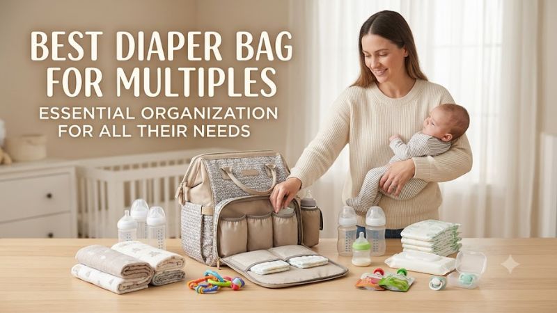 How to Choose the Right Best Diaper Bag For Multiples