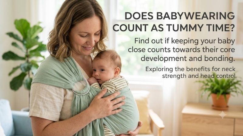 Understanding How Does Babywearing Count As Tummy Time for Development