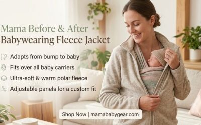 Mama Before & After Babywearing Fleece Jacket: Best 3-in-1