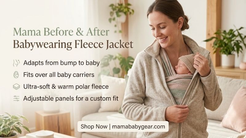 How to Choose the Right Mama Before & After Babywearing Fleece Jacket