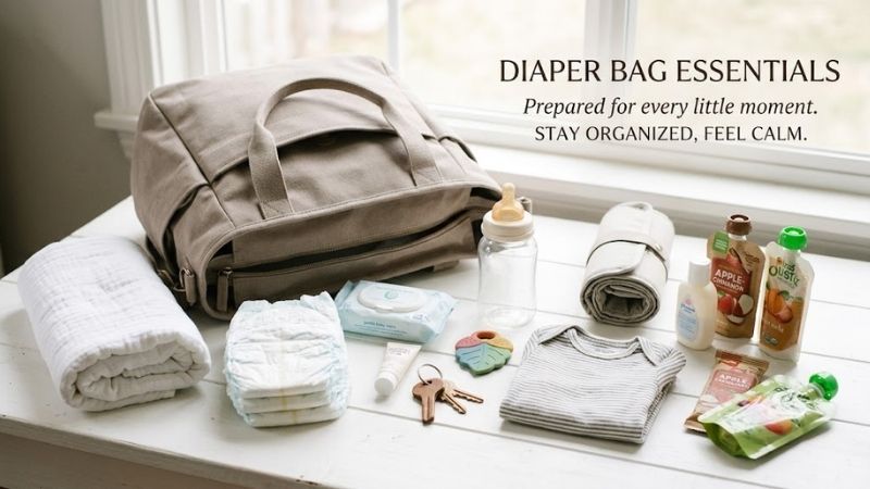 The Core Diaper Bag Essentials Checklist