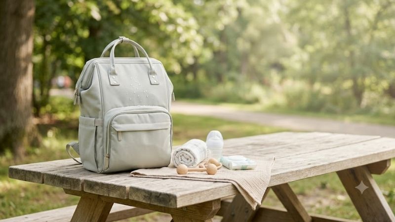 Waterproof vs. Water-Resistant Diaper Bags: Key Differences