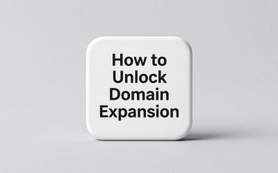 How to Unlock Domain Expansion in Jujutsu Zero